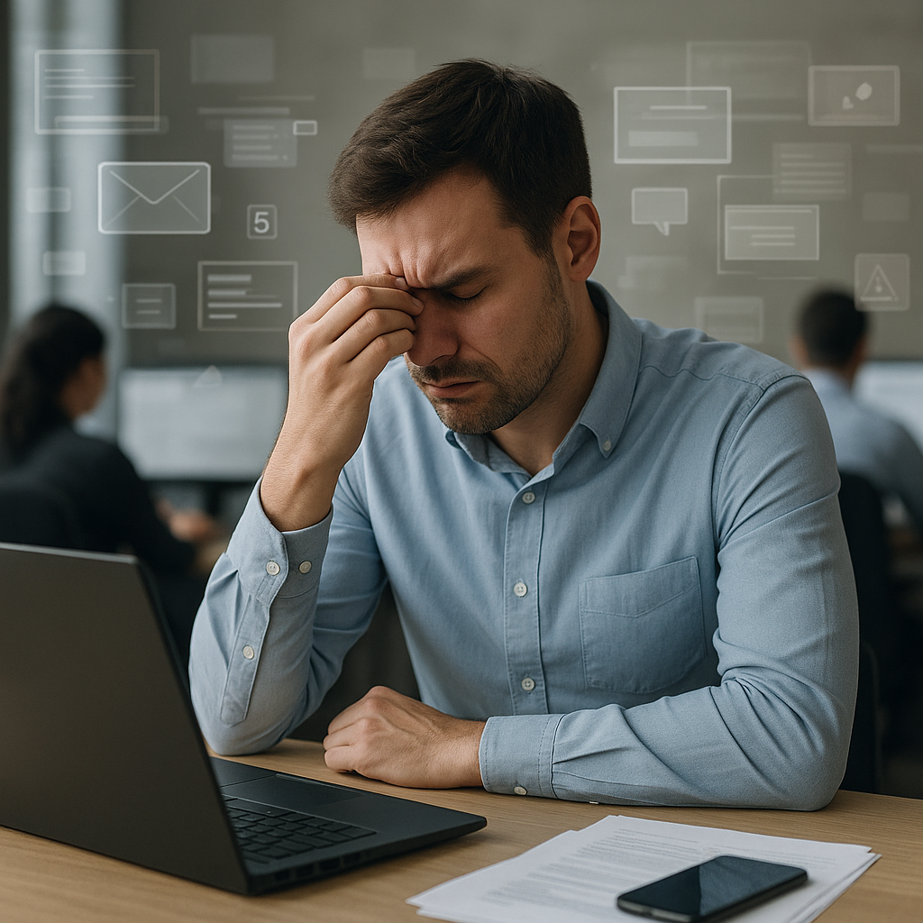 Jakie są skutki cyfrowego przeciążenia dla pracowników